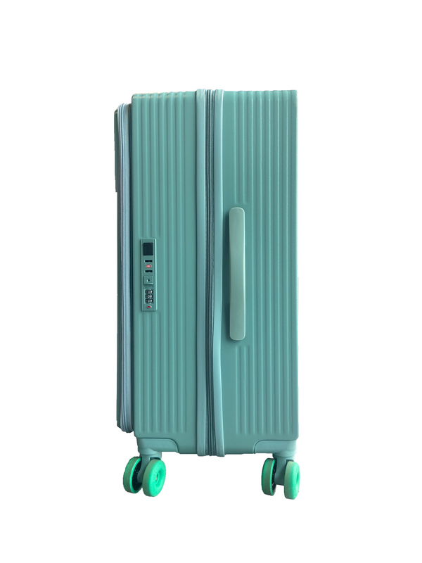 USB Charging Aluminum Trolley Unisex Luggage Suitcase ABS PC Trolley Case and Combination Lock for Travel Accessory