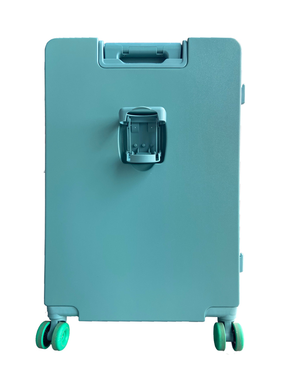 USB Charging Aluminum Trolley Unisex Luggage Suitcase ABS PC Trolley Case and Combination Lock for Travel Accessory