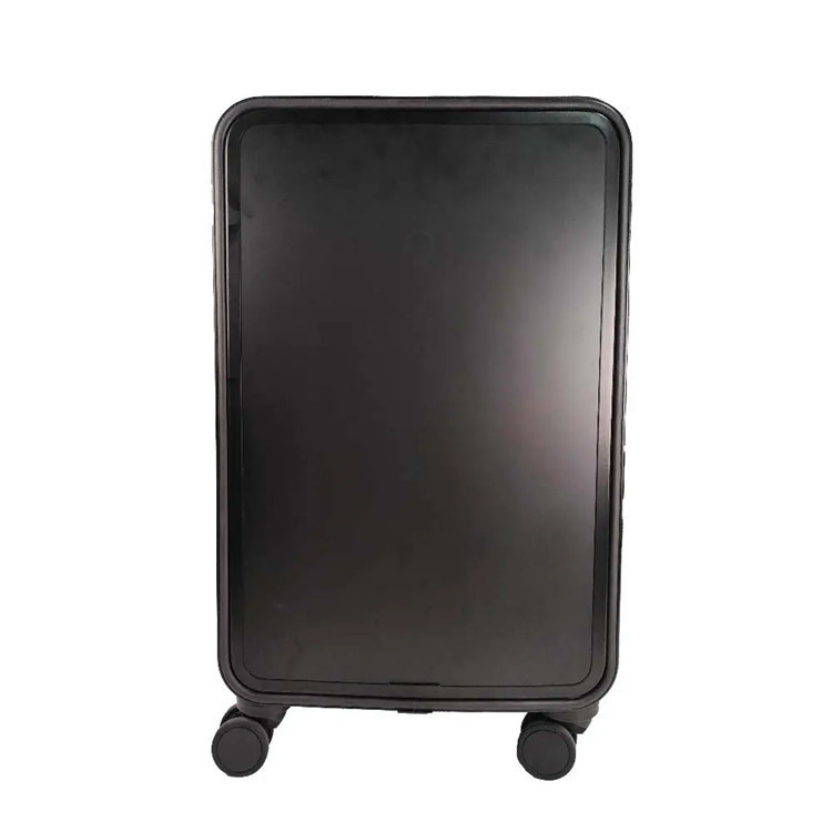 Unisex Luxury Travel Luggage Sets PC Carry-on Spinner Suitcases with TSA Lock Front Open end Holiday Travel Solution