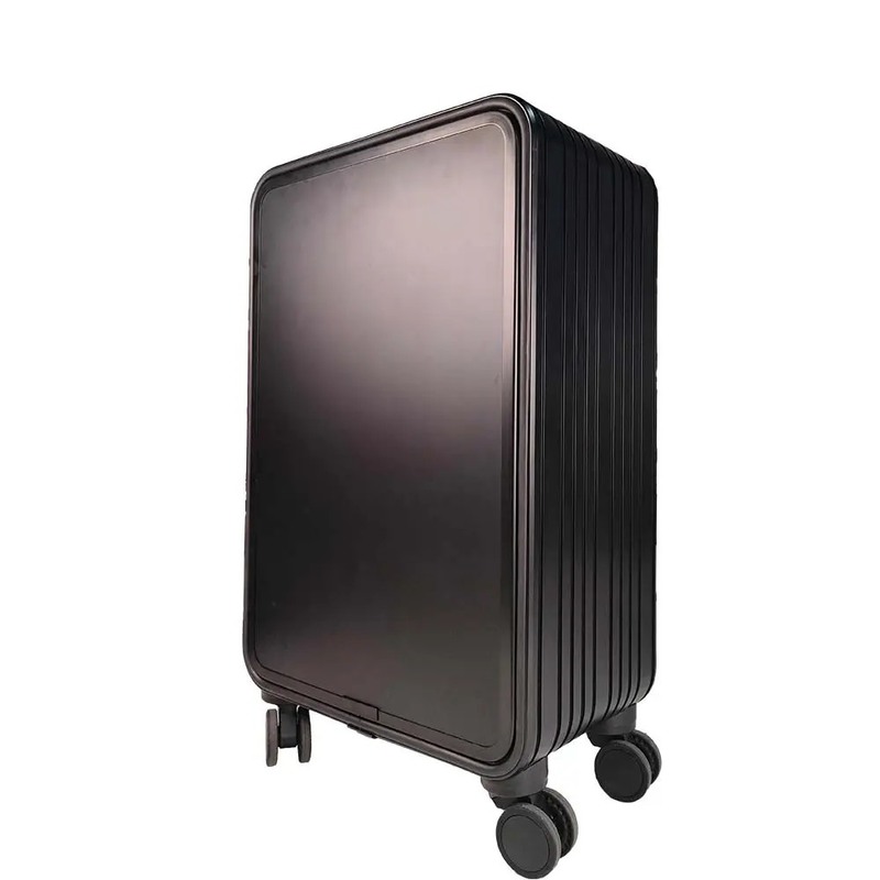 Unisex Luxury Travel Luggage Sets PC Carry-on Spinner Suitcases with TSA Lock Front Open end Holiday Travel Solution