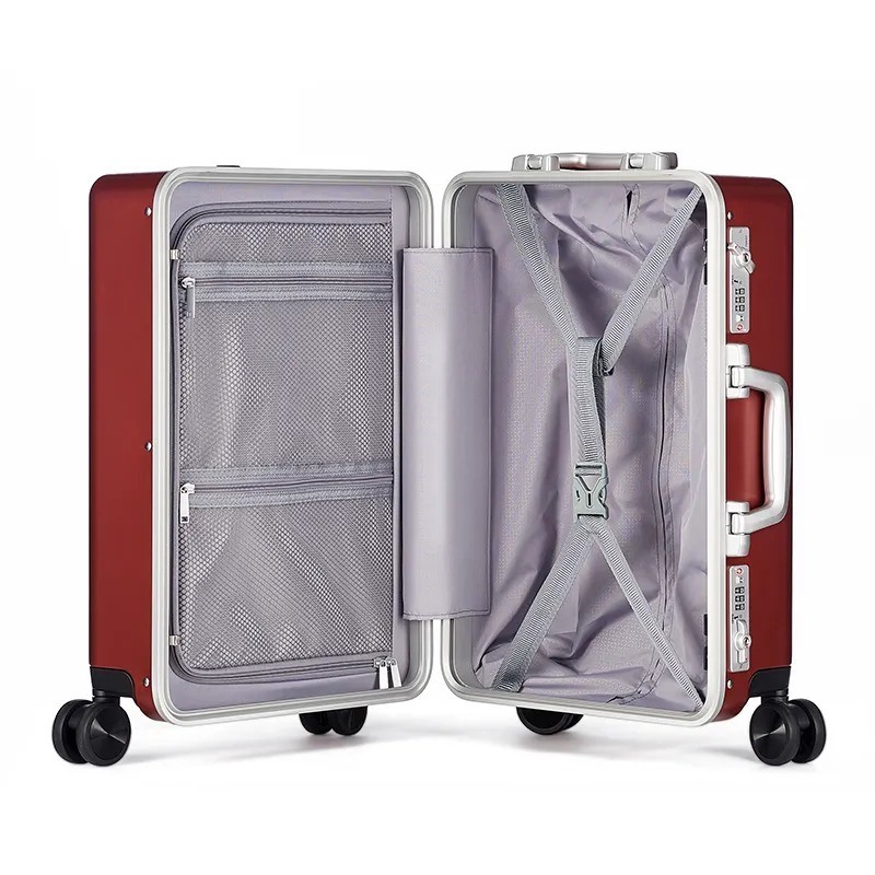 Universal Spinner Wheels Luxus-Fahrerkabine Business-Koffer mit TSA-Sperre und Anti-Diebstahl Front offenen Design