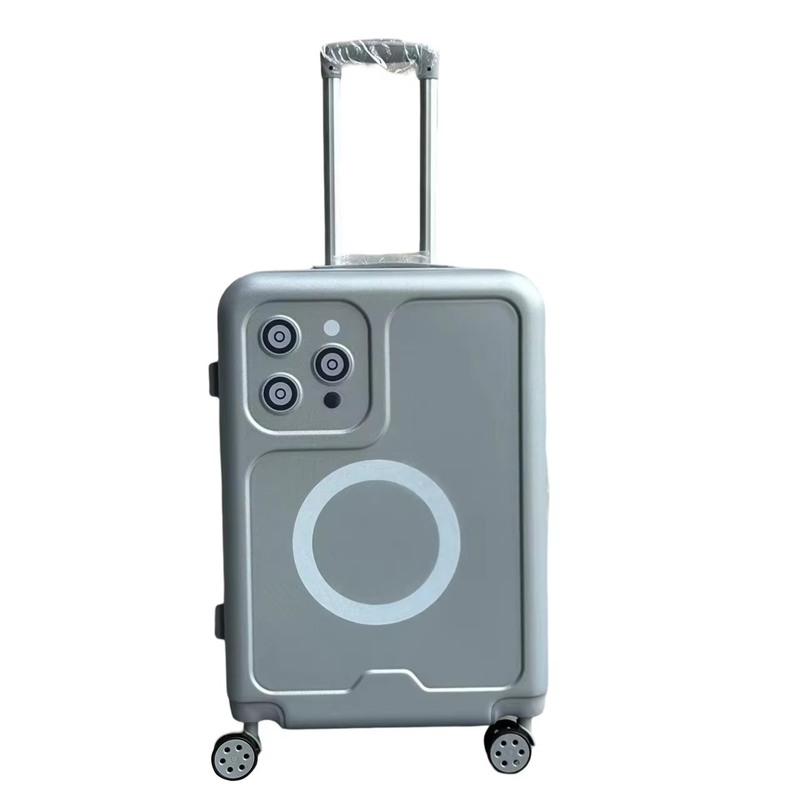 Customized Luxury Cabin Type PC Carry-On Case Durable Aluminum Suitcase for Outdoor Adventures