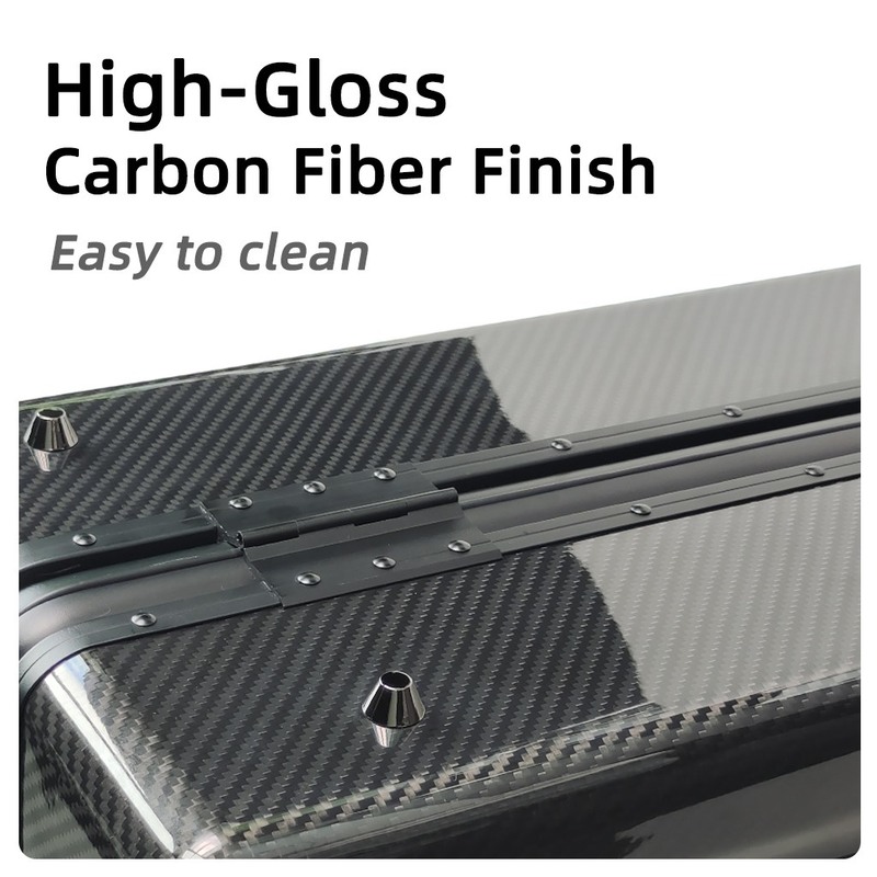 Upgrade Your Travel Experience with Unisex Carbon Fiber Shell Luggage featuring Spinner Caster and TSA Lock
