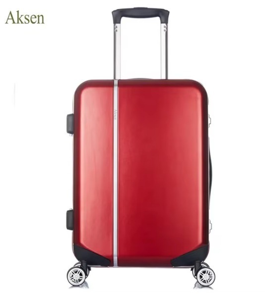Water Resistant Crystal PC Transparent Trolley Suitcases in Red/Blue/Silver/Grey Colors for Water-Resistant Travel Needs