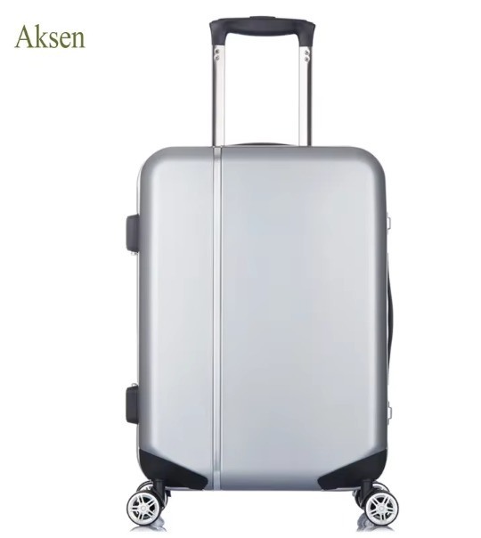 Water Resistant Crystal PC Transparent Trolley Suitcases in Red/Blue/Silver/Grey Colors for Water-Resistant Travel Needs