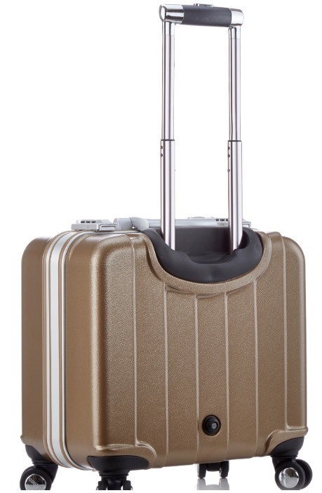 PC Trolley Case Classic Business Multipurpose Sports Suitcases Simple Fashionable Shirt Luggage OEM Small 4-Wheel Brown Tsa Lock