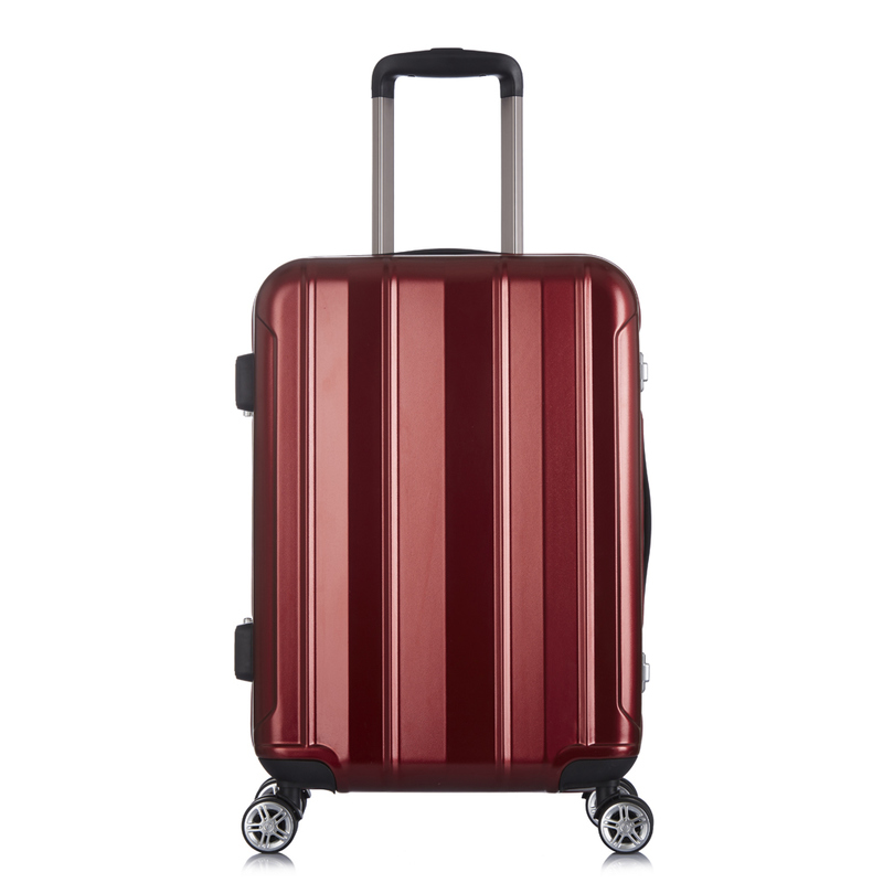 Business Style Lightweight Luxury PC Suitcase with TSA Lock and Aluminum Frame 360° Spinner Wheels