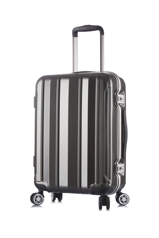 Business Style Lightweight Luxury PC Suitcase with TSA Lock and Aluminum Frame 360° Spinner Wheels