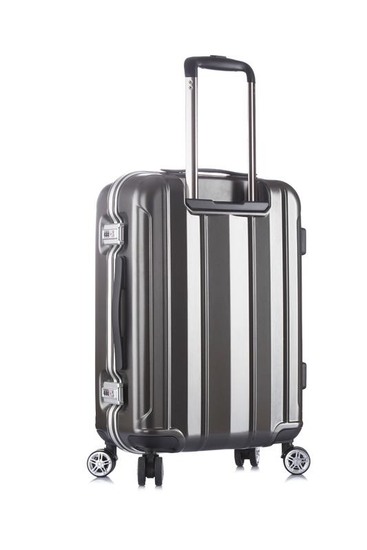 Business Style Lightweight Luxury PC Suitcase with TSA Lock and Aluminum Frame 360° Spinner Wheels