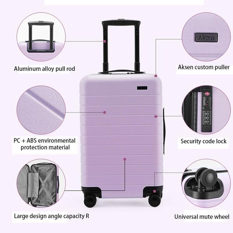 Upgrade Your Business Travel Experience with Extra-Large Capacity PC Luggage and 360-Degree Spinner Wheels