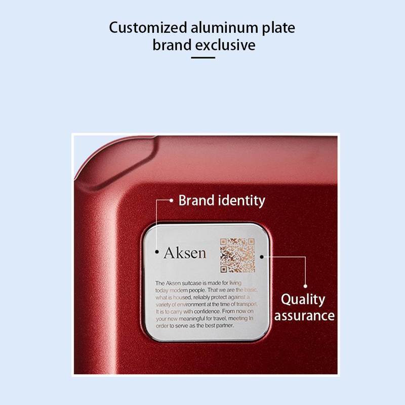 Mala de Negócios de Alumínio de 20 polegadas com Fechamento por Zíper, Luxuosa, com Rodas Giratórias, PC Leve e Resistente a Arranhões, Estilo Moderno, Bagagem de Mão