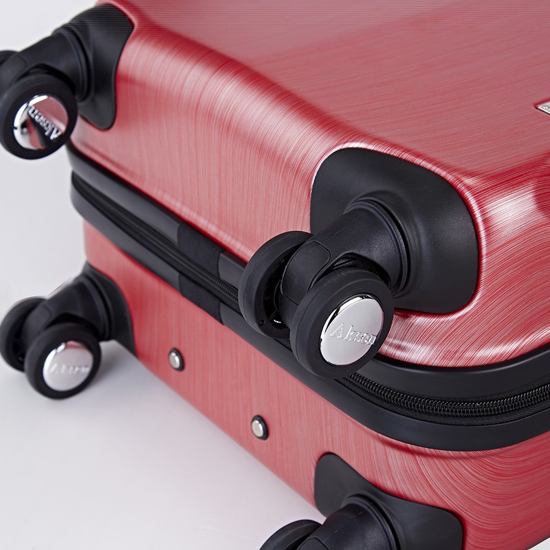 White 28-Inch Durable Travel Luggage Waterproof Hard Case with 360°Spinner Wheels Lightweight Luxury Business Modern Style