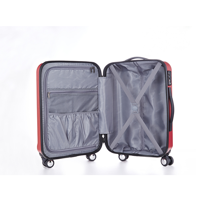 White 28-Inch Durable Travel Luggage Waterproof Hard Case with 360°Spinner Wheels Lightweight Luxury Business Modern Style