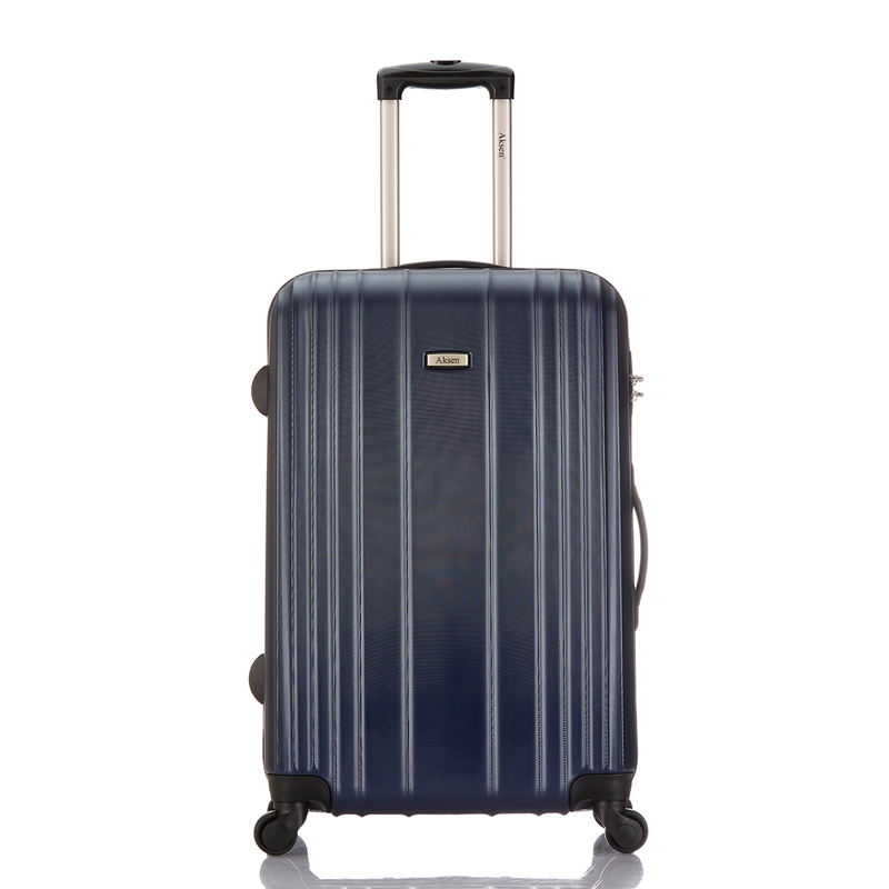 Stylish Classic Luggage Bag for Men and Women's Trips Durable Waterproof TSA Lock 210D Polyester Lining Universal Wheels