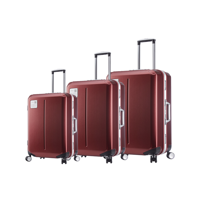 Lightweight Carry-On Features for Luxury PC Cabin Suitcase Durable Hard Shell Customized QR Code and Mesh Lining Material