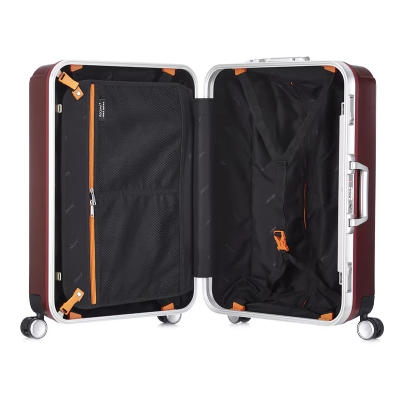Lightweight Carry-On Features for Luxury PC Cabin Suitcase Durable Hard Shell Customized QR Code and Mesh Lining Material