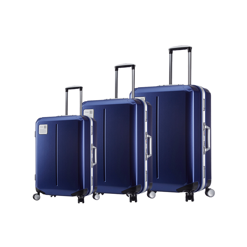 Lightweight Carry-On Features for Luxury PC Cabin Suitcase Durable Hard Shell Customized QR Code and Mesh Lining Material