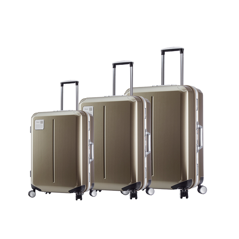 Lightweight Carry-On Features for Luxury PC Cabin Suitcase Durable Hard Shell Customized QR Code and Mesh Lining Material