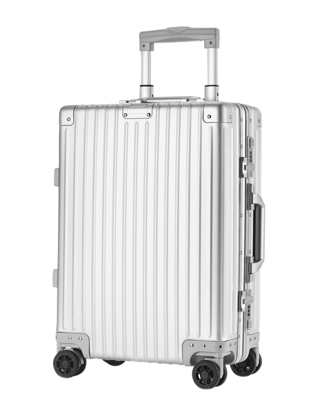 Modern Travel Companion TSA Lock and 360° Spinner Wheels on Lightweight Aluminum Frame Rolling Luggage for Holiday Trips