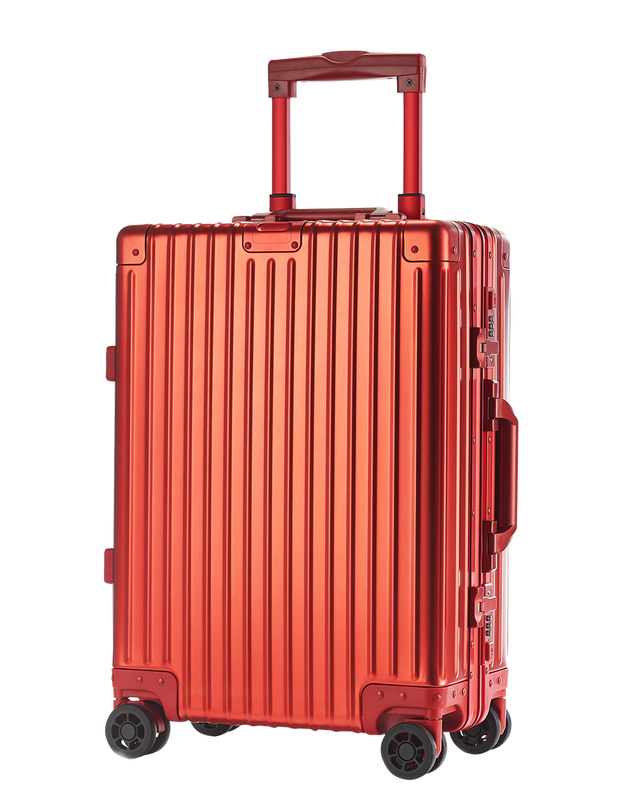 Modern Travel Companion TSA Lock and 360° Spinner Wheels on Lightweight Aluminum Frame Rolling Luggage for Holiday Trips