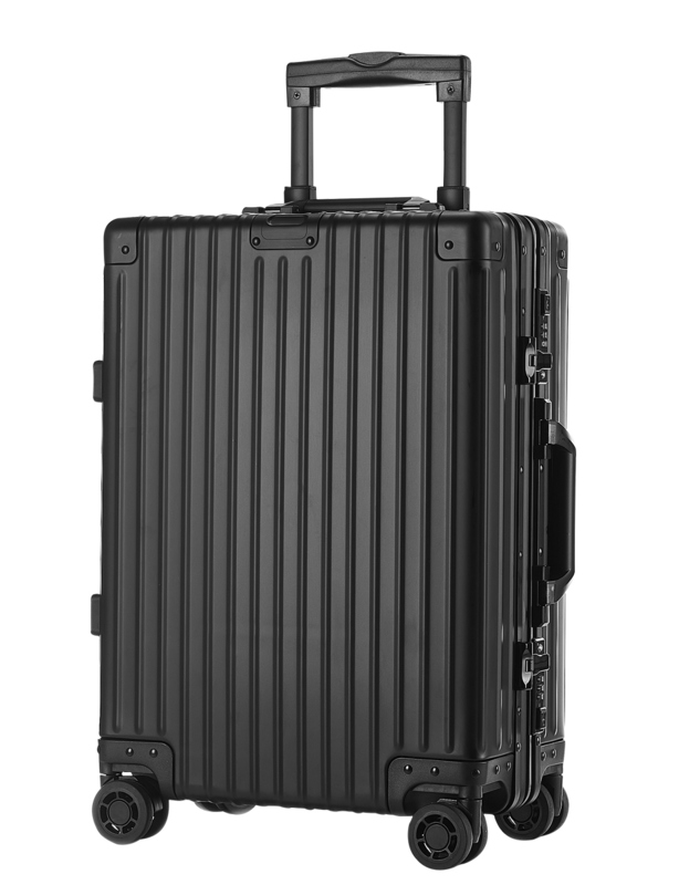Modern Travel Companion TSA Lock and 360° Spinner Wheels on Lightweight Aluminum Frame Rolling Luggage for Holiday Trips