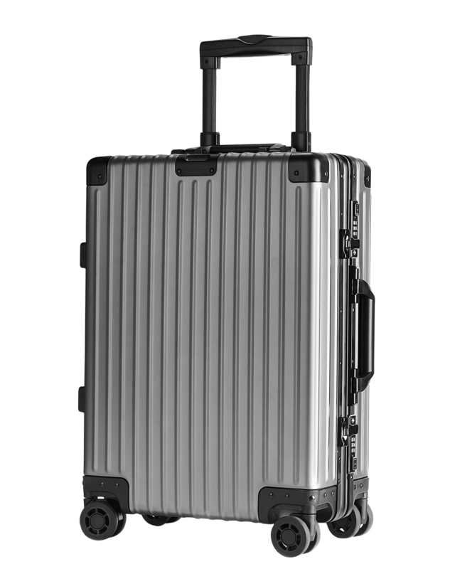 Modern Travel Companion TSA Lock and 360° Spinner Wheels on Lightweight Aluminum Frame Rolling Luggage for Holiday Trips