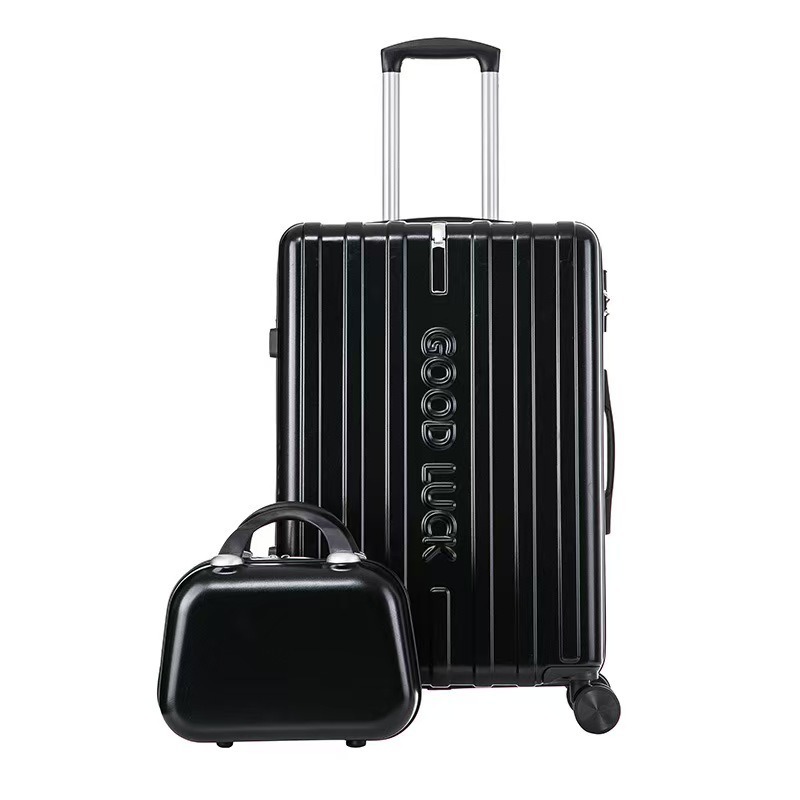 Mute Password Suitcase Green Large-capacity Luggage Set for Women Students Soft Handle Durable Thick Material Universal Spinner Wheels