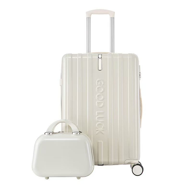 Mute Password Suitcase Green Large-capacity Luggage Set for Women Students Soft Handle Durable Thick Material Universal Spinner Wheels