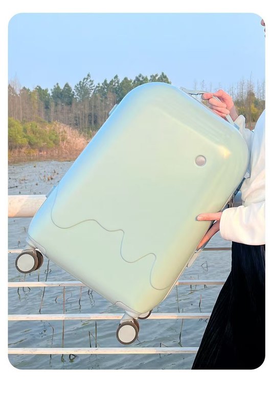 2025 Μοντέρνο Στυλ Γυναικεία Βαλίτσα Ταξιδίου 24 ιντσών από Υλικό ABS PC με Συνδυαστικό Κλείδωμα και Στιβαρούς Τροχούς 360°