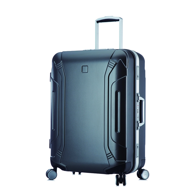 Business Suitcase Code Lock Trolley Luggage with Spinner Wheels Carry-on Boarding Aluminium Frame Closure Travel Luggage