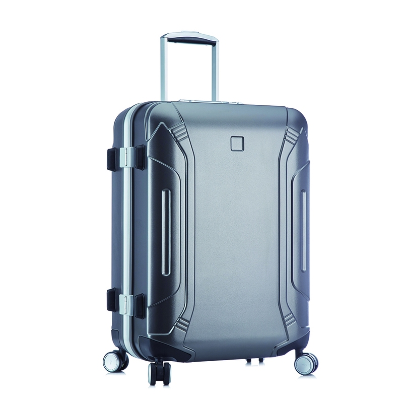 Business Suitcase Code Lock Trolley Luggage with Spinner Wheels Carry-on Boarding Aluminium Frame Closure Travel Luggage
