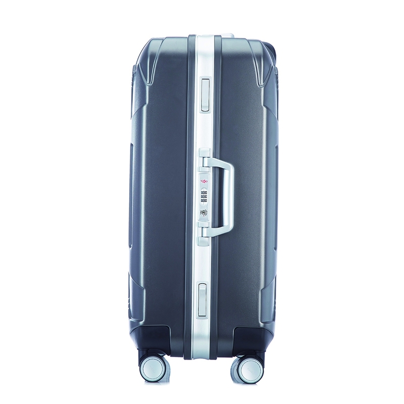 Business Suitcase Code Lock Trolley Luggage with Spinner Wheels Carry-on Boarding Aluminium Frame Closure Travel Luggage