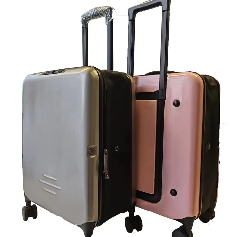 Modern Business Traveler's Unisex PC Carry-On Luggage Ultra-Light and Portable with Spinner Wheels