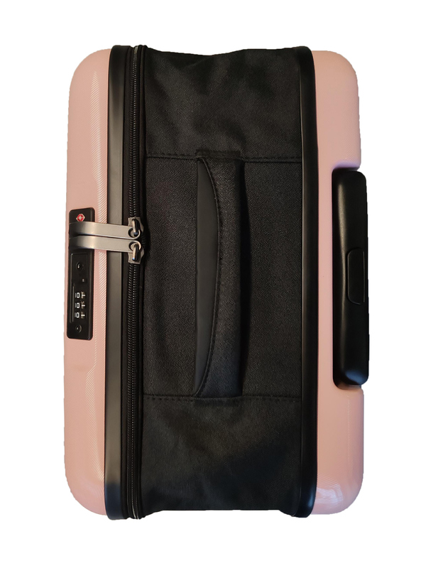 Modern Business Traveler's Unisex PC Carry-On Luggage Ultra-Light and Portable with Spinner Wheels