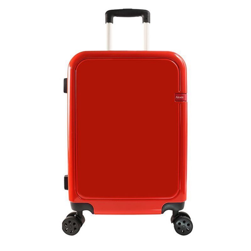 Aluminum Trolley 20 Inch Carry-On Luggage Minimalist Design for Students Business Travel Durable PP Spinner Cabin Case