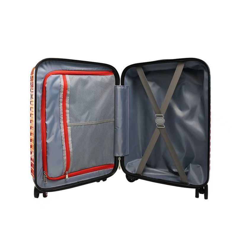 Aluminum Trolley 20 Inch Carry-On Luggage Minimalist Design for Students Business Travel Durable PP Spinner Cabin Case