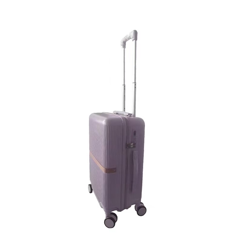 360 Degree Spinner Wheels Purple Luggage Set Lightweight Carry-On Suitcase for Men Women's Travel Convenience