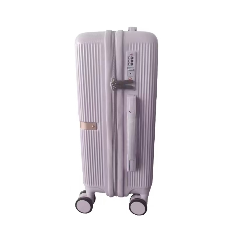 360 Degree Spinner Wheels Purple Luggage Set Lightweight Carry-On Suitcase for Men Women's Travel Convenience