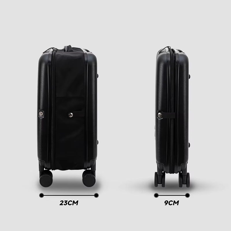 Portable Foldable Carry-On Collapsible Expandable Boarding Case with Lock and Business Travel