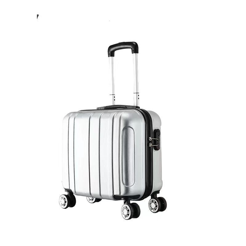 Unisex Fashionable Travel Suitcase with Smooth 360° Spinner Wheels and Lock Lightweight Chic Mini Student Carry-On Luggage