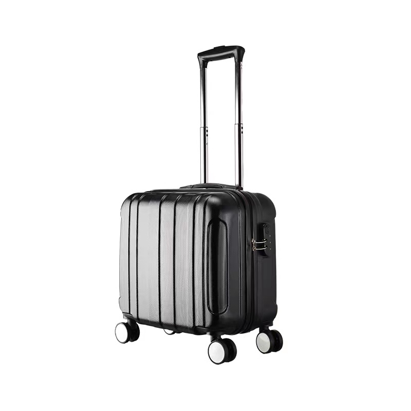 Unisex Fashionable Travel Suitcase with Smooth 360° Spinner Wheels and Lock Lightweight Chic Mini Student Carry-On Luggage