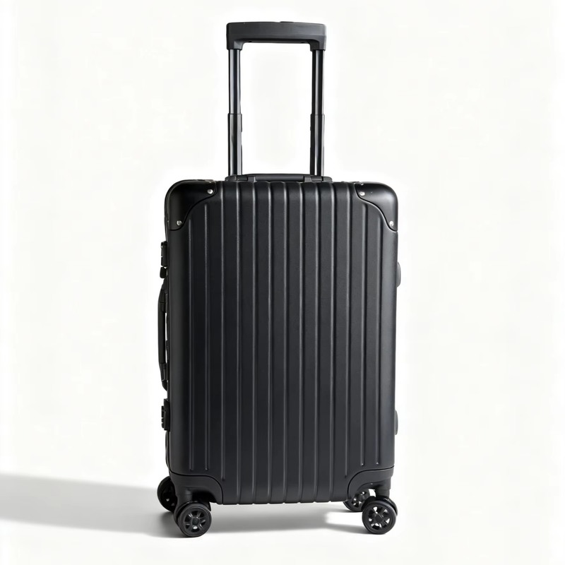 Travel Size Aluminum Frame Luggage Luxury Modern Hard-Shell Trolley Suitcases with TSA Lock and Lightweight Design