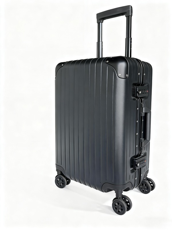 Travel Size Aluminum Frame Luggage Luxury Modern Hard-Shell Trolley Suitcases with TSA Lock and Lightweight Design