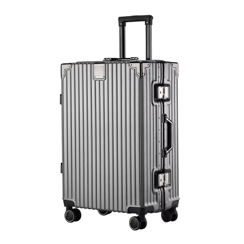 TSA Lock Durable Large 360° Spinner Wheels Luxury Aluminum Frame Travel Suitcase for Business Fashionable Holiday Travel