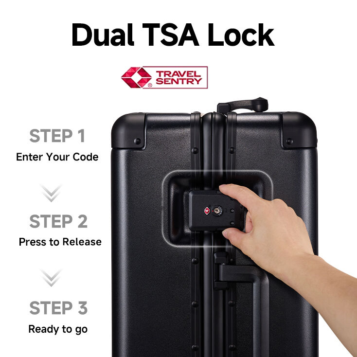 PC Aluminum Frame Travel Suitcase (20-inch) - German Covestro Material, Dual TSA Lock, Professional Luggage Manufacturer for Bulk Orders and Custom OEM Services