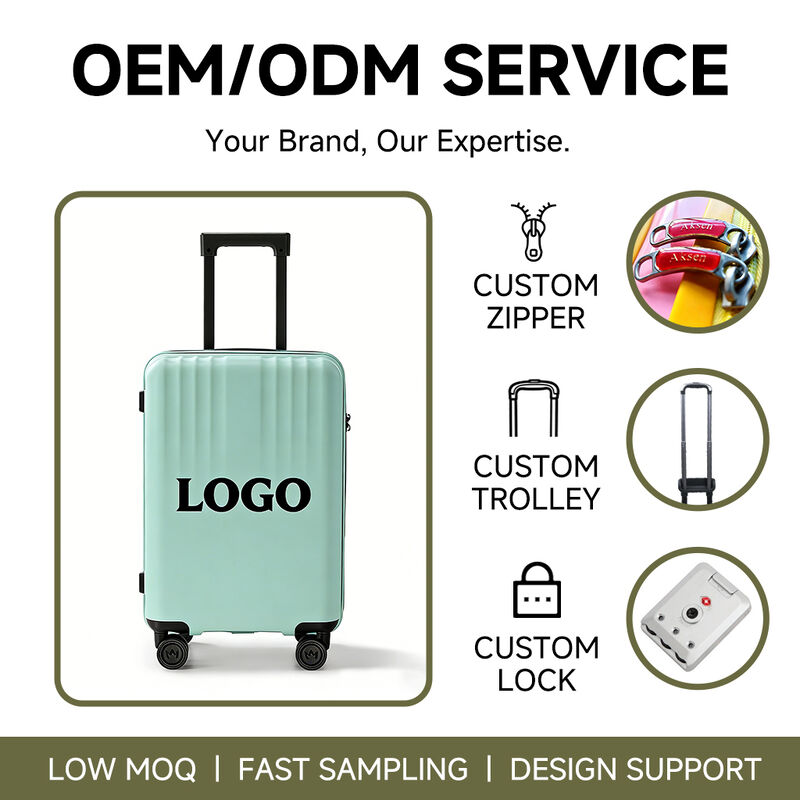 Maleta leve de 20 polegadas de PP com 42L de alta capacidade e TSA Bloquear Concha duravel Carregar na bagagem com rodas giratórias silenciosas