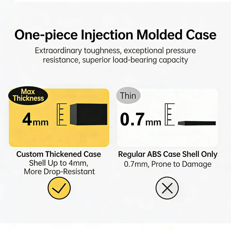 20-inch Hard Shell Business Suitcase with No-Zipper Design Front Opening Laptop Compartment and USB Port