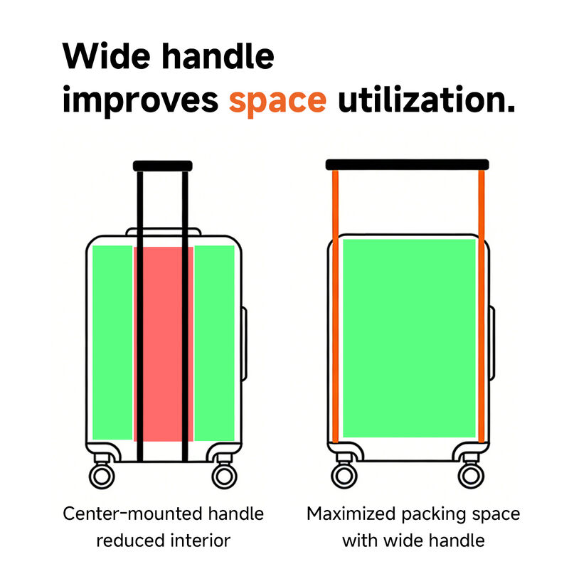 20-inch Hard Shell Business Suitcase with No-Zipper Design Front Opening Laptop Compartment and USB Port