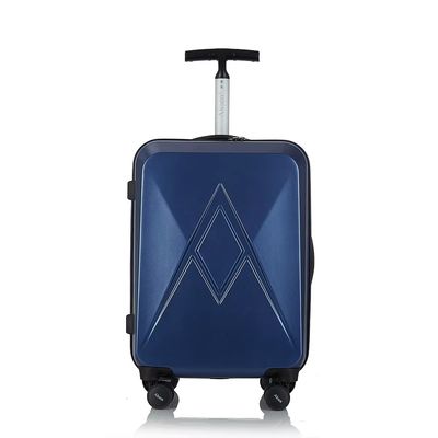 Simple Style Custom Designer Hardside Travel Lightweight Suitcases Single Pull Rod Zipper Checked Carry on Trolley Case PC Luggage