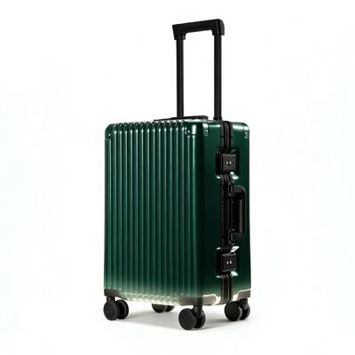 PC Aluminum Frame Travel Suitcase (20-inch) - German Covestro Material, Dual TSA Lock, Professional Luggage Manufacturer for Bulk Orders and Custom OEM Services